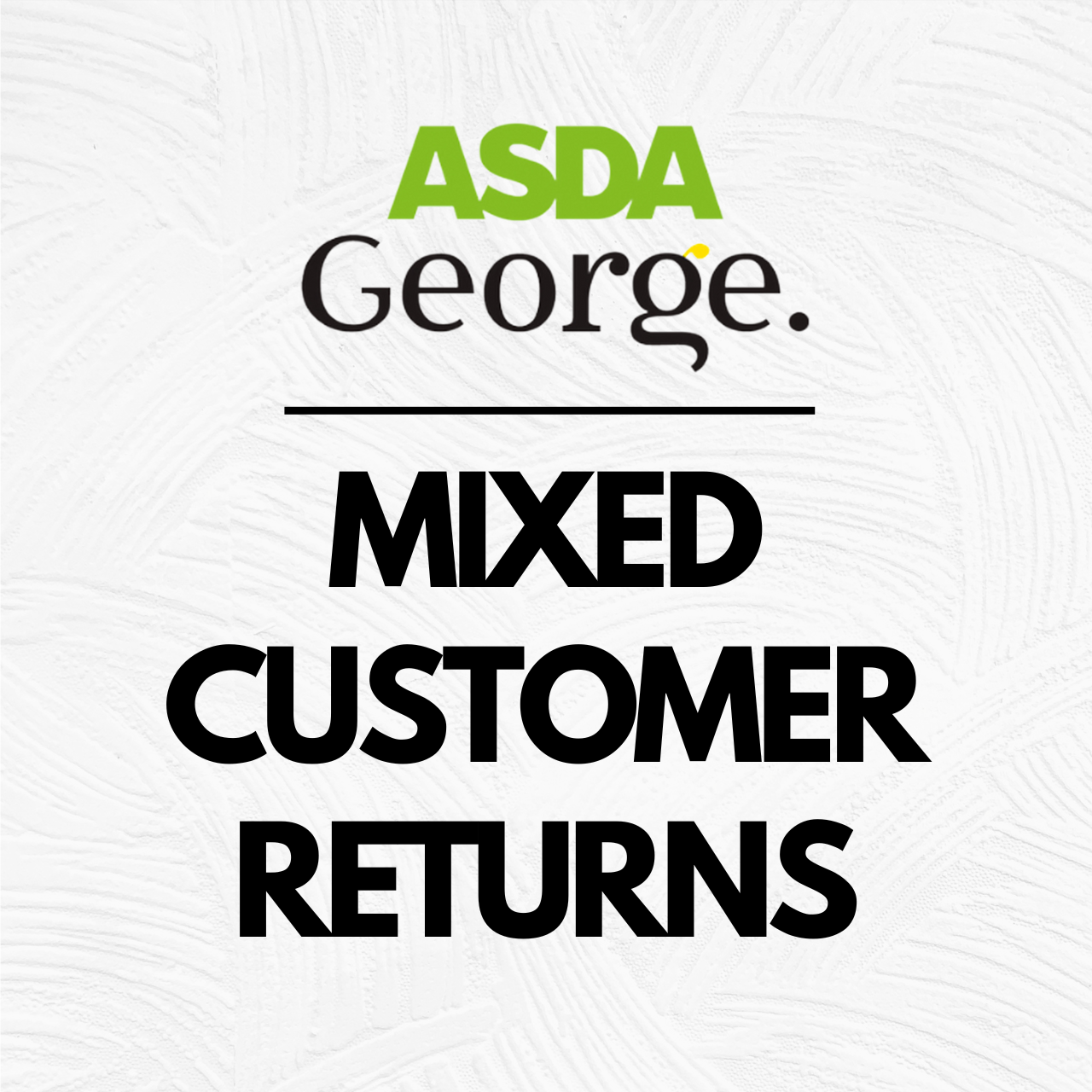 Ex-George Mixed Returns Clothing